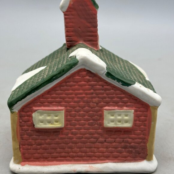 Vintage Christmas Village Noma Ceramic Schoolhouse Holiday Decor READ - Picture 3 of 6